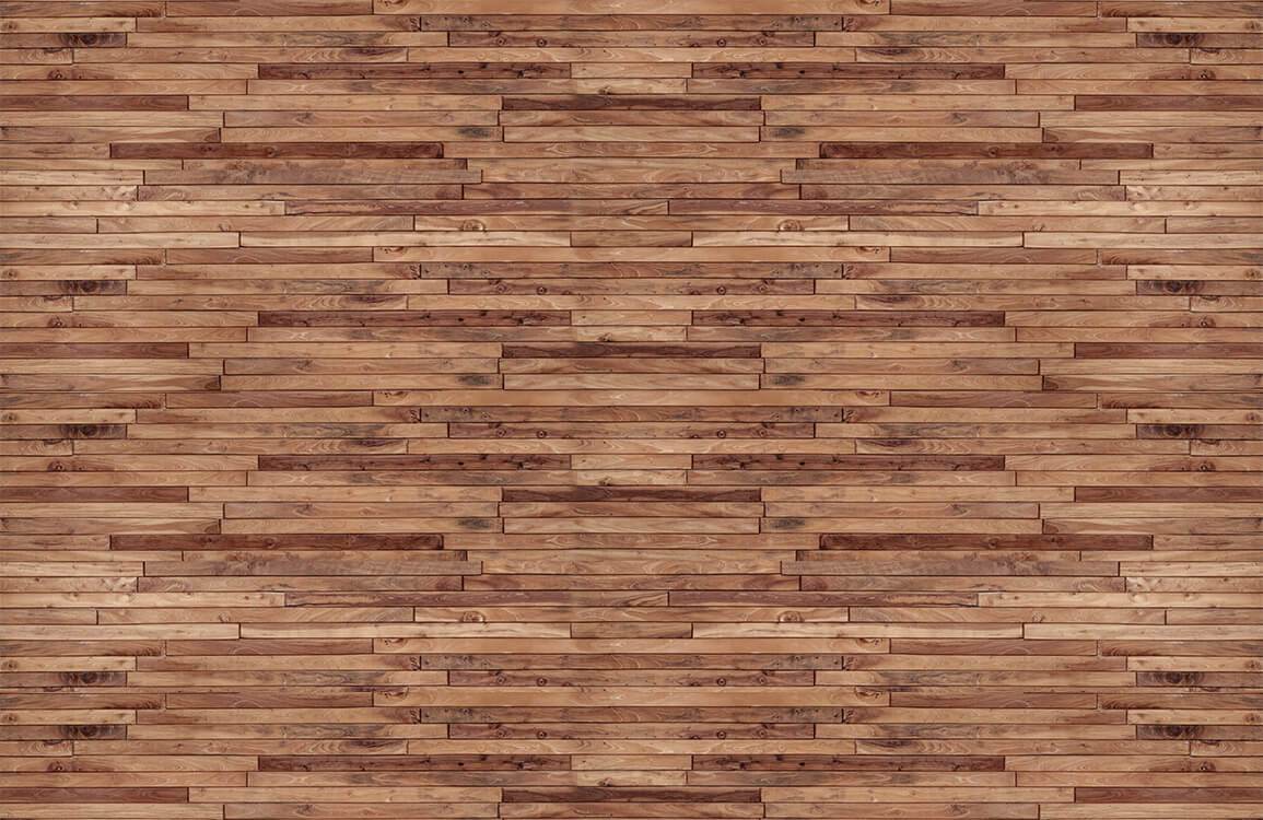 Rustic Wooden Plank Pattern Wallpaper in Warm Brown Tones for Interiors