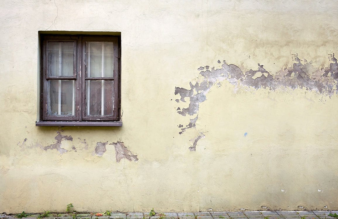 Vintage Rustic Charm Weathered Wall Mural in Earthy Beige Tones