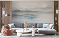 Ombre Ink Mountain Wallpaper Mural