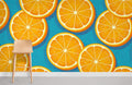 Oranges Wallpaper Mural