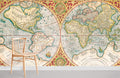 Orbis Terrae Descriptio Wallpaper Mural