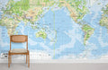 Pacific Centered Wallpaper Mural