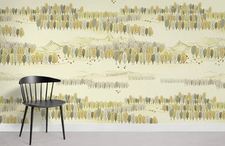 Jungle Sketch Wallpaper Mural