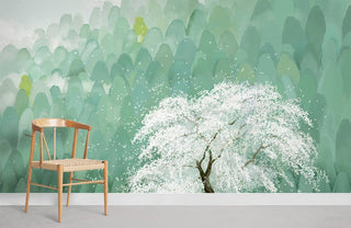 Pear Blossom II Wallpaper Mural