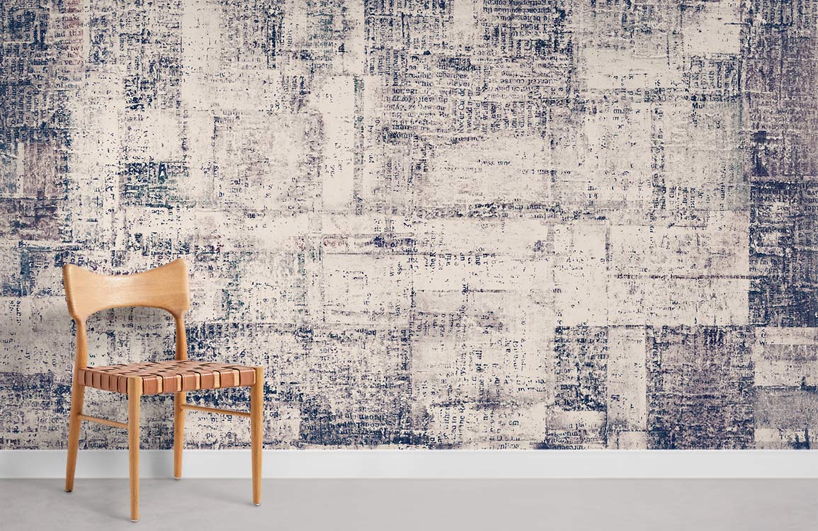 Peeling Letters Wallpaper Mural