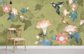 Petunia & Birds Wallpaper Mural