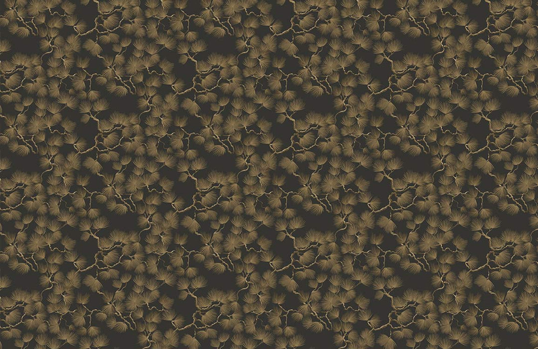 Elegant Earthy Brown Mosaic Pattern Wallpaper for Timeless Interior Design