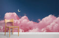 Pink Clouds Wallpaper Mural