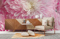 Pink Dahlia Wallpaper Mural