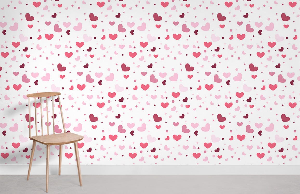 Pink Love Wallpaper Mural