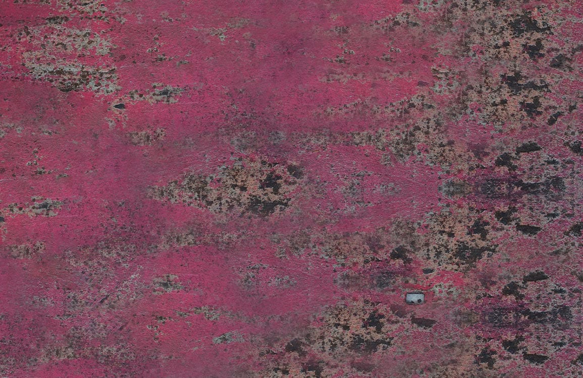 Pink Rust Wall Industrial Photo Wallpapers UK