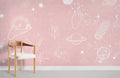 Pink Star Wallpaper Mural