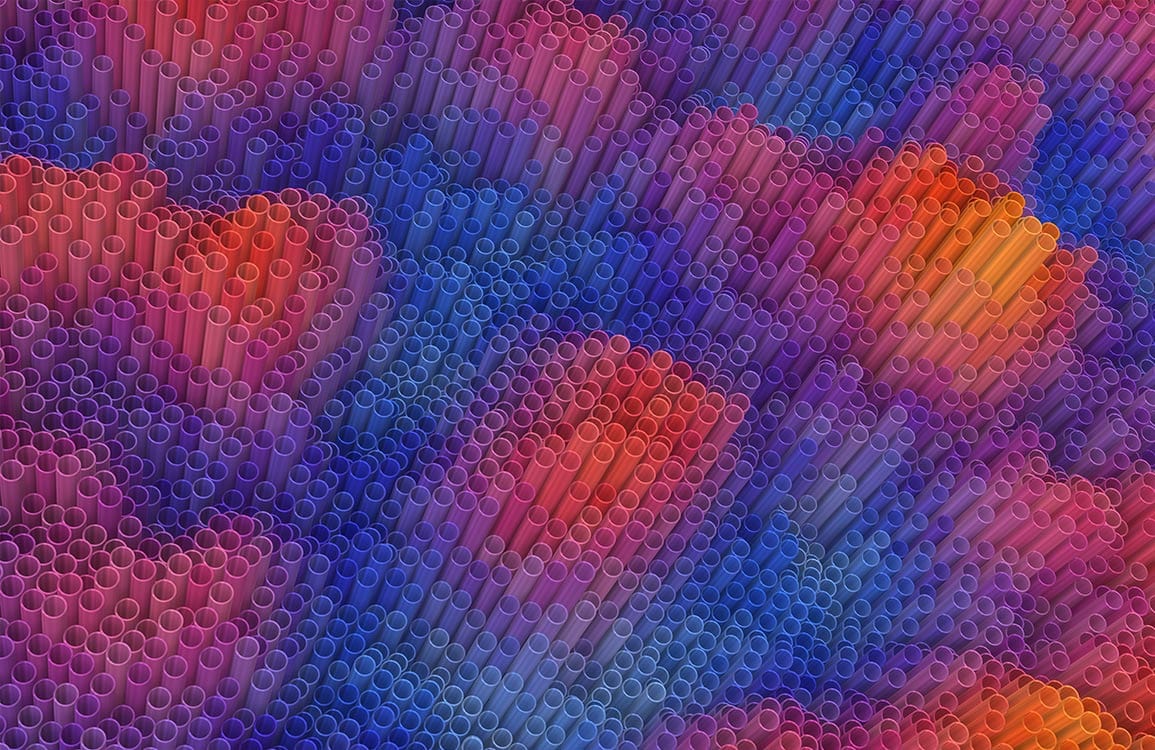 Vibrant Geometric Abstract Mural Wallpaper - Multicolour 3D Illusion Design
