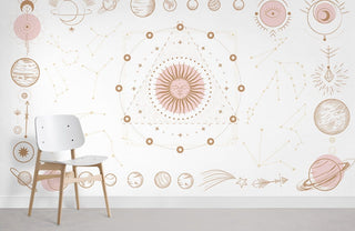 Planet Art Wallpaper Mural