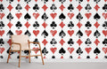 Poker Pattern Wallpaper Mural