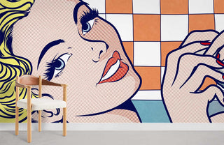 Woman Pop Art II Wallpaper Mural