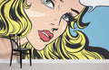 Pop Female Wallpaper Mural