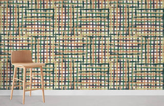 Preppy Stripe Wallpaper Mural