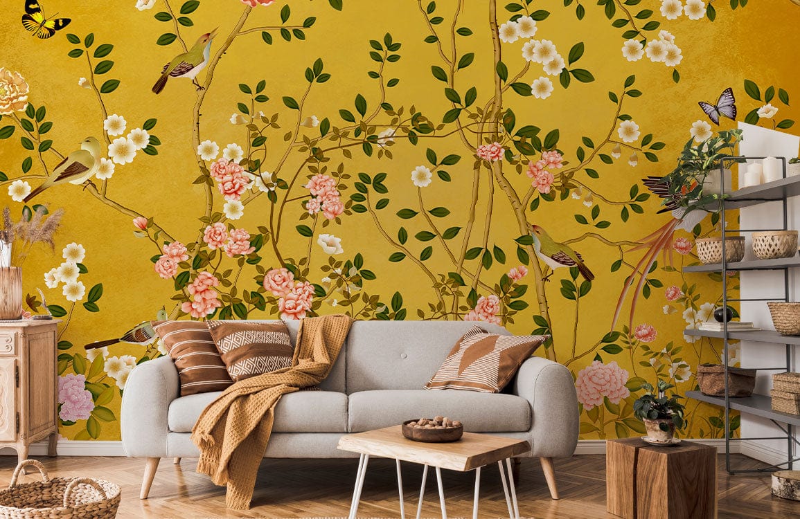 Prosperous Branch Wallpaper Mural