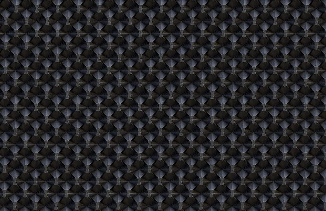Modern Charcoal Geometric Design Wallpaper - Elegant Textured Pattern for Homes