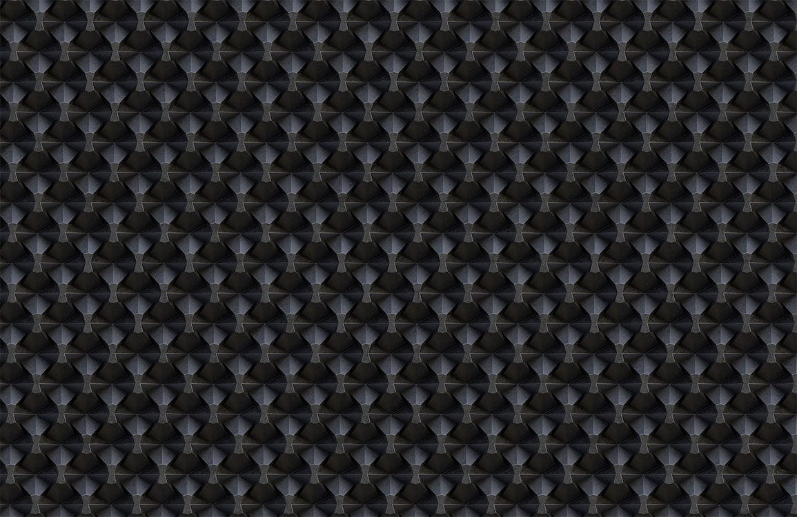 Modern Charcoal Geometric Design Wallpaper - Elegant Textured Pattern for Homes