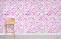 Purple Marble Tiles Wallpaper Mural
