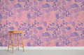 Purple Leaves Wallpaper Mural