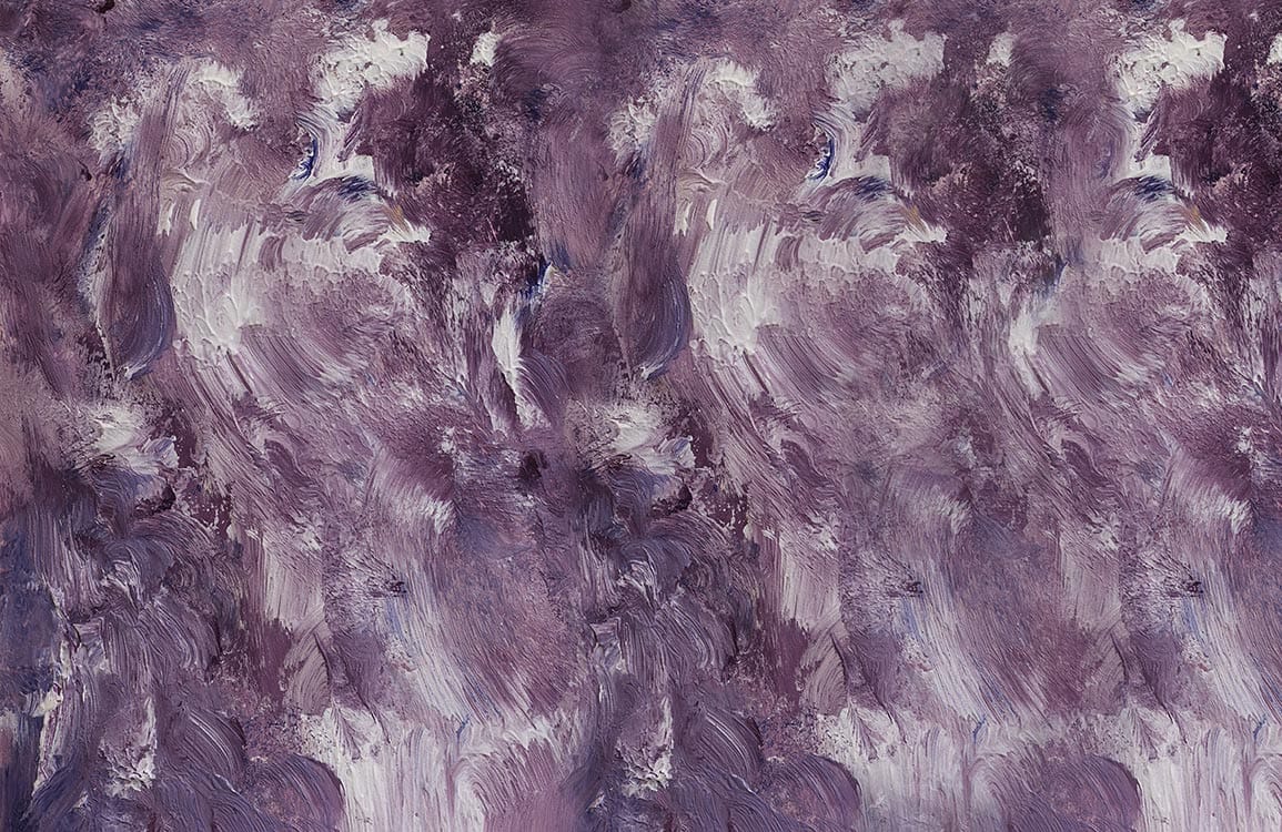Abstract Purple and Ivory Brushstroke Wallpaper - Modern Artistic Texture Design