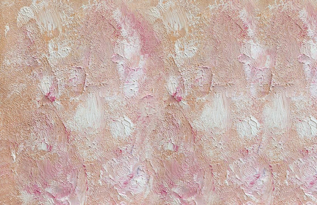 Textured Blush Pink and Cream Abstract Pattern Mural Wallpaper Design