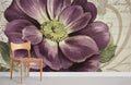 Purple Flower Wallpaper Mural
