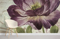 Purple Vintage Wallpaper Mural