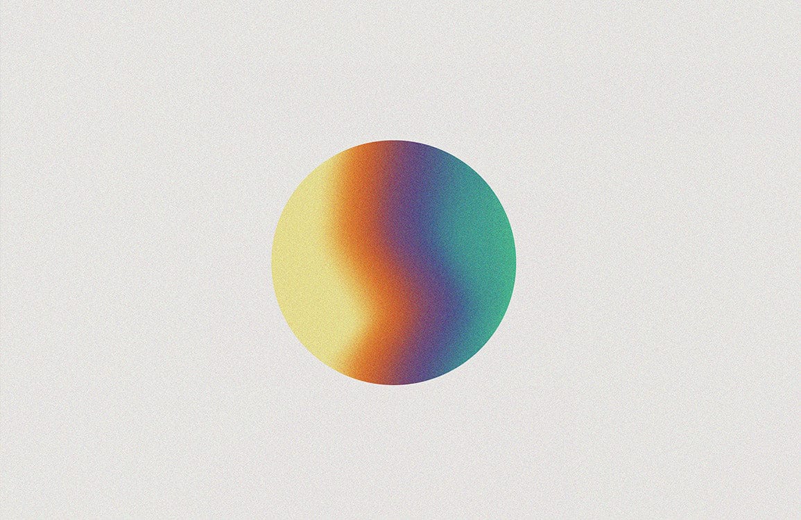 Rainbow Halo Pattern Photo Wallpapers Plain