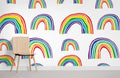 Rainbow Pattern Wallpaper Mural