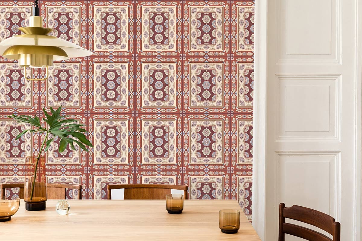 Rectangle Patterns Wall Murals | Ever Wallpaper UK