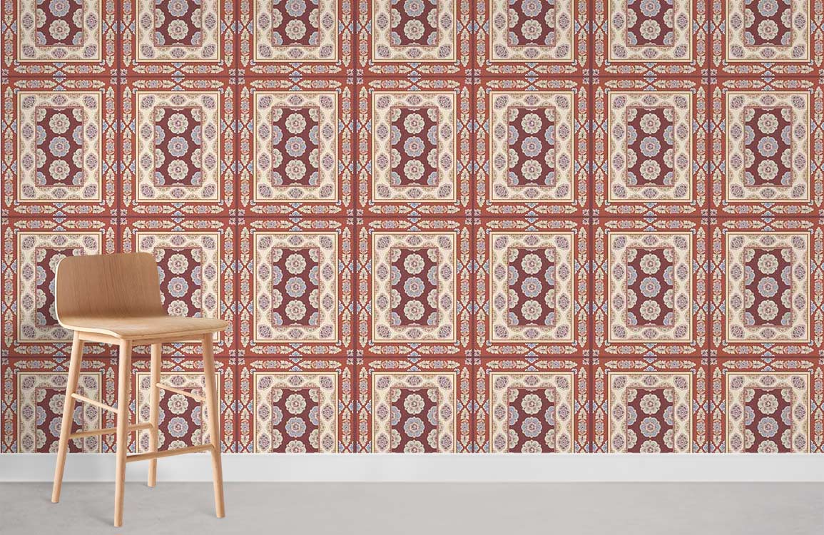 Rectangle Patterns Wall Murals | Ever Wallpaper UK