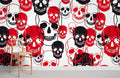 Skeleton Head Wallpaper Mural