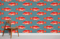 Red Carp Wallpaper Mural