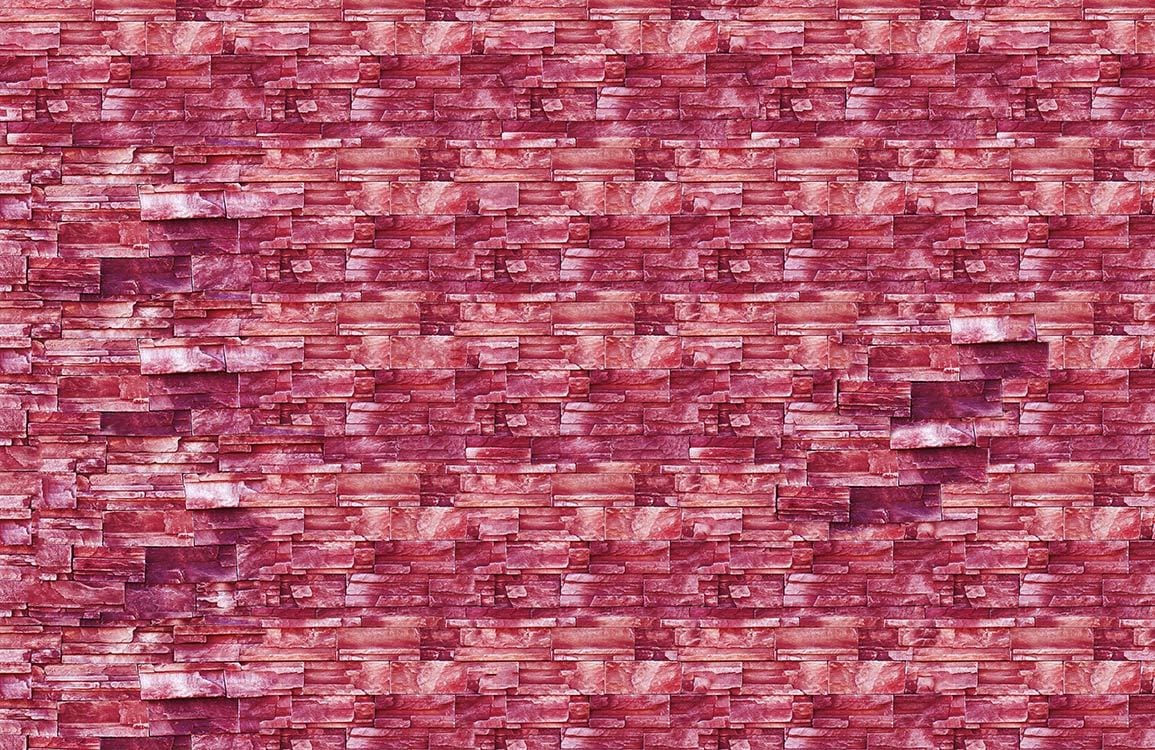 Rustic Red Brick Texture Pattern Wallpaper for Modern Urban Style
