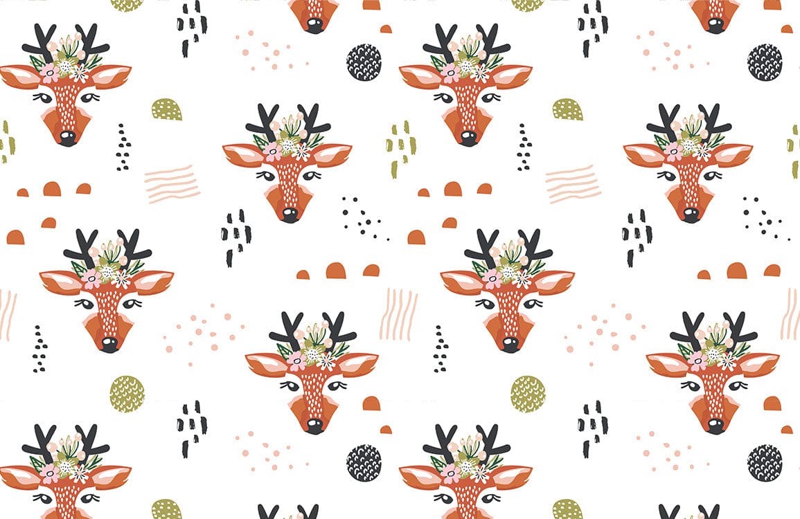 Red Deer Wallpaper Mural