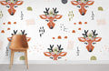 Red Deer Wallpaper Mural