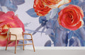 Red Rose Blossom Wallpaper Mural