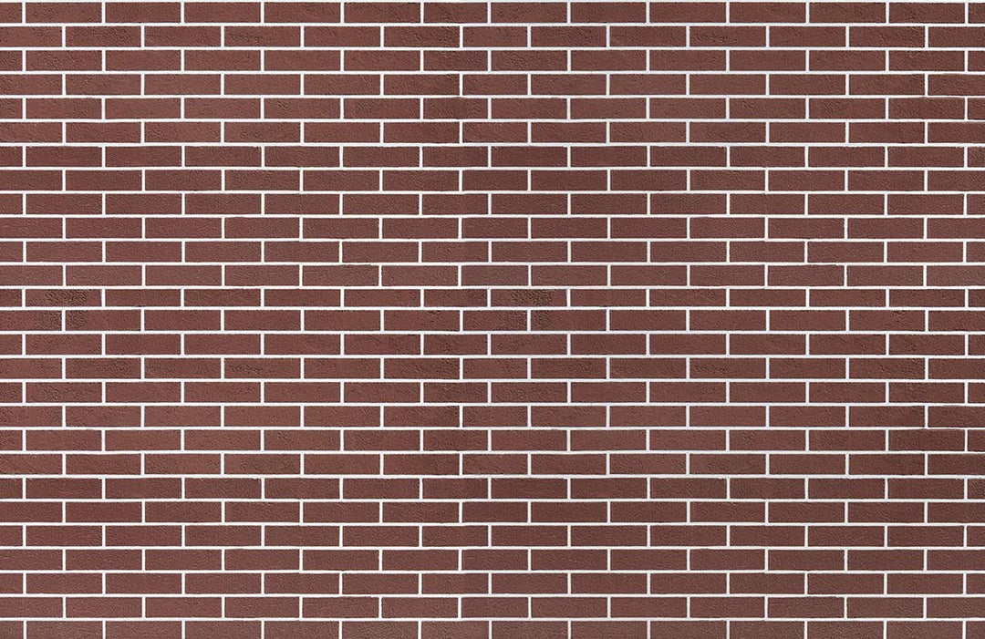 Classic Red Brick Pattern Wallpaper - Rustic Industrial Style Interior Décor
