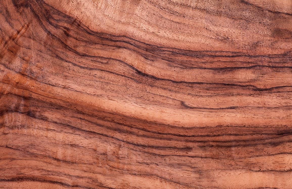 Natural Walnut Wood Grain Effect Wallpaper - Warm Brown Rustic Design