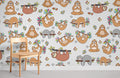 Cute Sloth Wallpaper Mural