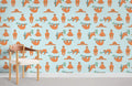 Exercising Sloth Wallpaper Mural