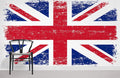 Retro UK Flag Wallpaper Mural