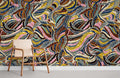 Ribbon Lining Wallpaper Mural