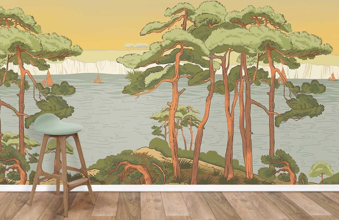 Riverbank Wallpaper Mural