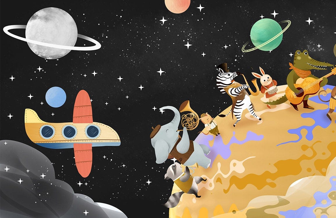 Animal Band III Wallpaper Mural
