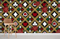 Rose Poker Wallpaper Mural